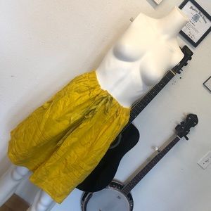 Anthropologie Odille Drawstring Waistline skirt